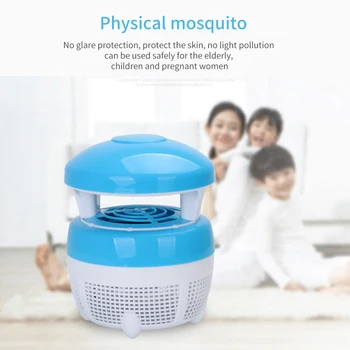 

110V UV LED Bulb Mosquito Killer Lamp 2 In 1 Mosquito Trap Insect Killer Light Bulb Fly Bug Zapper Home Night Light For Baby H