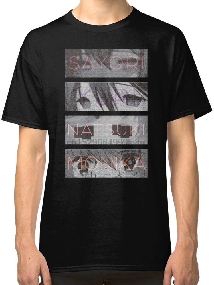 

Doki Doki Literature Club Ddlc MenClothing T Shirt Tees Men Tops Tees 2018 Summer Fashion New MenT Shirt Fashion