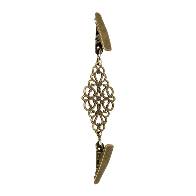 Cardigan Clip Fasteners for Clothes Clothespins Scarf Clip Brooch Sliver Pin Buckle Clip Holder Women Dress Jewelry