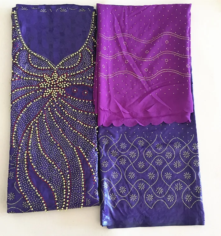 

STILL FLY purple lace fabrics hot selling basin riche getzner with stone 2019 high quality lace bazin riche getzner 7yards/lot