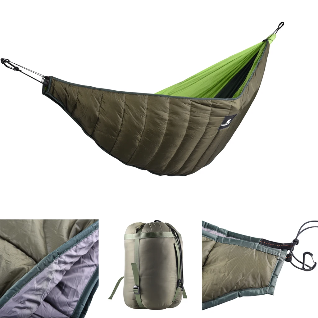 Hammock Underquilt, Lightweight Packable Full Length Under Blanket for Camping Backpacking Backyard