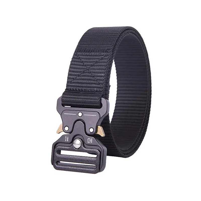

Adjustable Tactical Belt Heavy Duty Military Belt Nylon Waist Belt with Metal Buckle Training Hunting Accessories