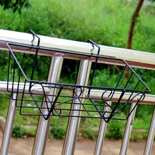 Пилоны балконные перила железная художественная Цветочная стойка садовая Цветочная паза для выращивания овощей раковина железная рама настенная вешалка для цветов