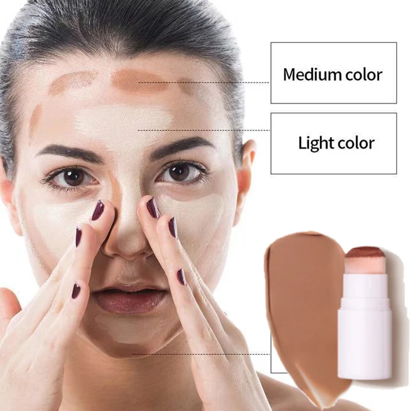 

O.TWO.O Air Cushion Concealer Stick Full Coverage Contour Face Makeup Lasting Foundation Base Hide Blemish Bronzer Cosmetic