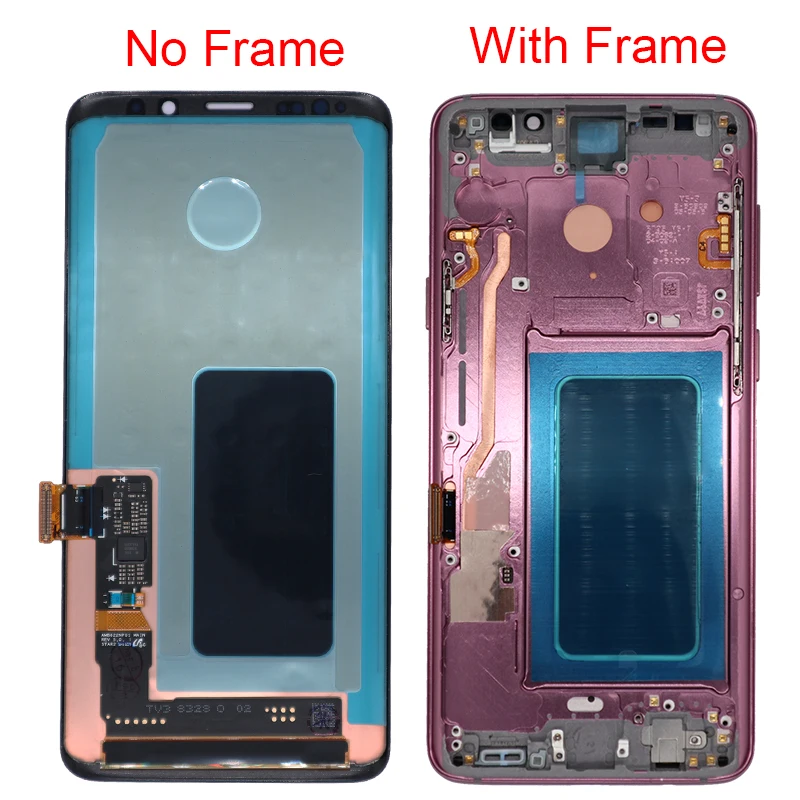 Новый оригинальный S9 Plus ЖК дисплей для Samsung Galaxy с рамкой SM G960A G965F LCD сенсорный