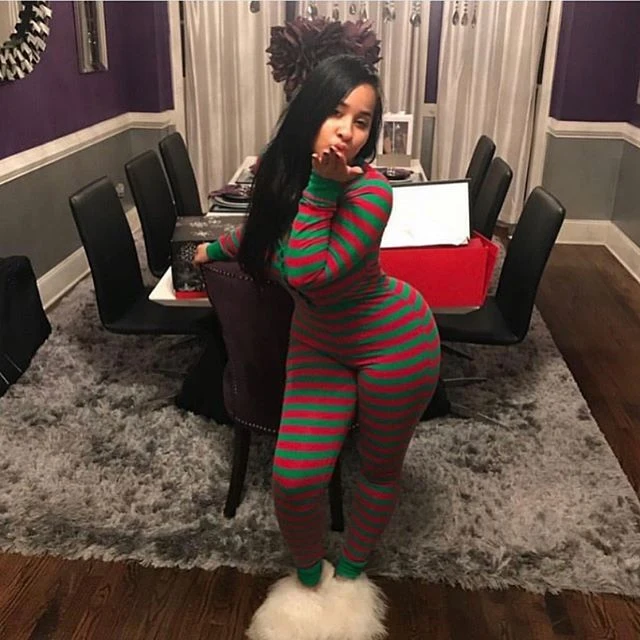 

2020 Christmas Women Household Pajama Sets Romper Sleeping Jumpsuit Long Sleeve Cotton Xmas Sleep Wear Home Wear