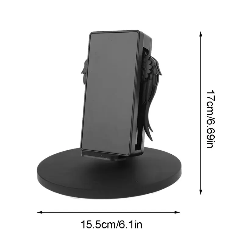 10W Color LED Angel Wings Qi Wireless Fast Charger Stand Holder for Mobile Phone
