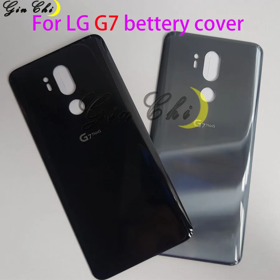 Для LG G7 крышка батареи для LG G7 thinq задняя крышка G7+ G710 задняя крышка корпуса с пластыревый заменитель части