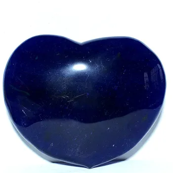 

smelting blue quartz crystal heart Home furnishing decoration stone and crystal