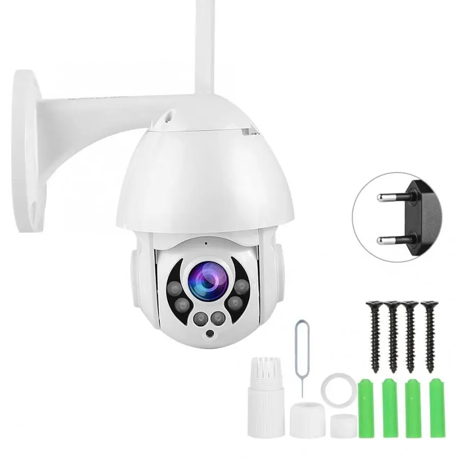 2,5 ''1080 P 4x Открытый PTZ купольная ip камера, Wi-Fi, Ночное видение Камеры Скрытого видеонаблюдения Открытый безопасности Камера