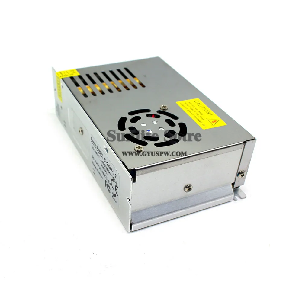 12V 16.7A 200W блок питания постоянного тока светодиодный трансформатор 220V 110V AC DC12V SMPS для камеры видеонаблюдения