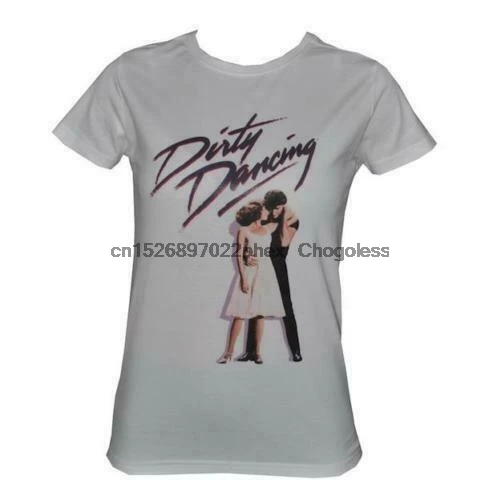 T Shirt Dirty Dancing WOMENS WHITE ALL SIZES Small TO 2XL Swayze 1980's movie |