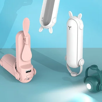 

Bakeey USB Fans LED Light Electric Portable Fold Rechargeable Summer Fans Desktop Electric Fan Automation Modules Smart Home