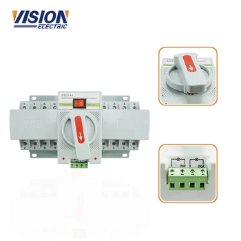 

Dual Power Generator Automatic Transfer Switch ATS 63A Changeover Switches