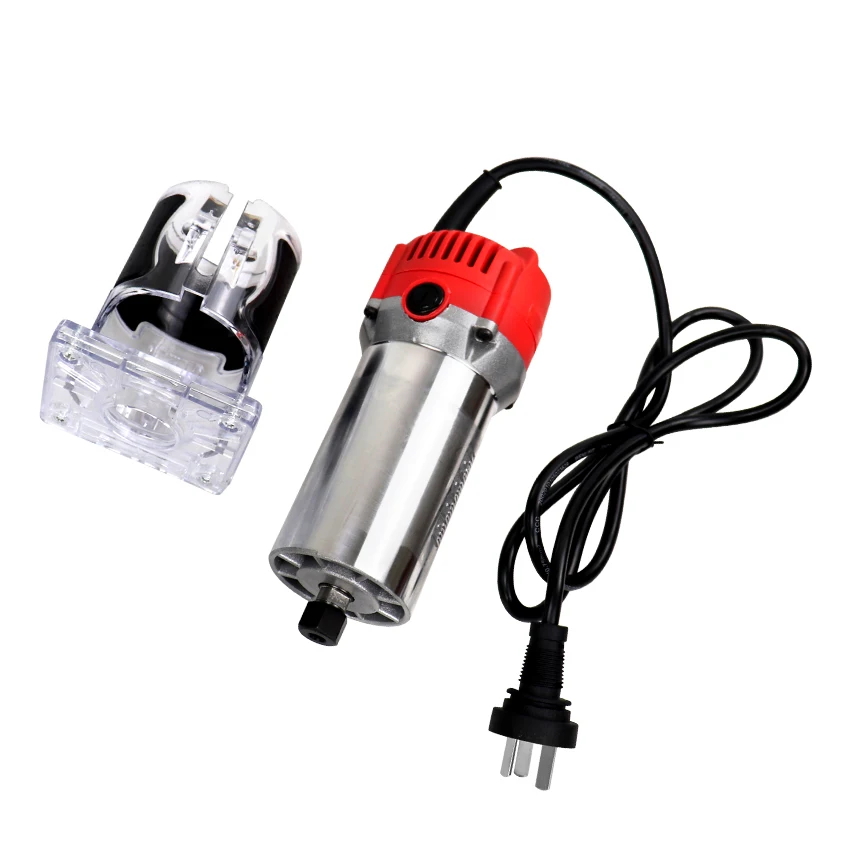 

Woodworking Electric Trimmer Wood Milling Engraving Slotting Trimming Machine Electric Hand Trimmer Wood Laminate Palms Router
