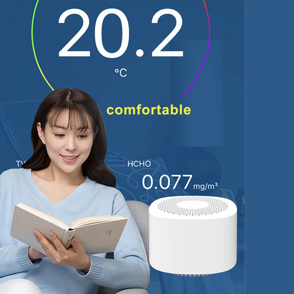 실내 공기 품질 테스터, 홈 오피스 디지털 TVOC 감지기, 온도 계량기