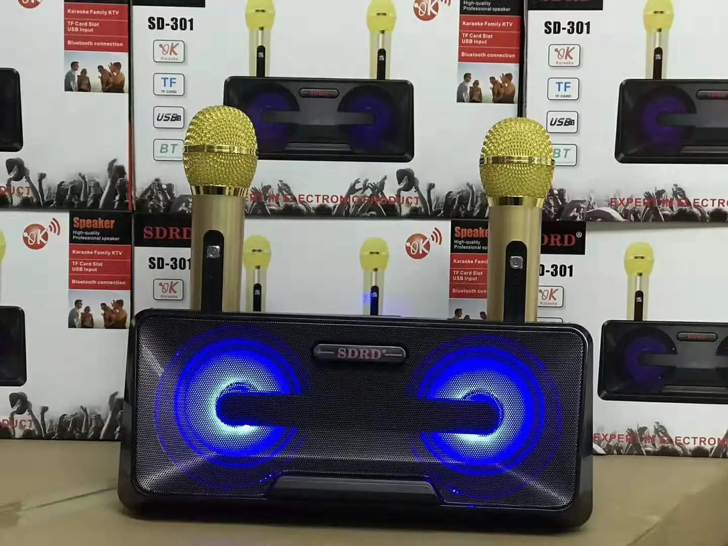 2 шт Bluetooth микрофоны с разделенным динамиком семья Ktv набор машина Открытый громкий динамик встречи речевые вечерние сцены микрофон