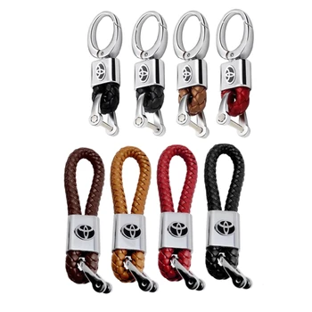 

Car Keychian Key Ring for Toyota Avensis Corolla Yaris Camry Rav4 Auris Supra Kluger Land Cruiser CHR Hilux Prius Accessories