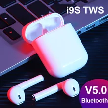 Новинка i9S TWS Мини Bluetooth наушники Беспроводная гарнитура наушники Bluetooth 5,0 стерео спортивные наушники с микрофоном для телефона Andorid