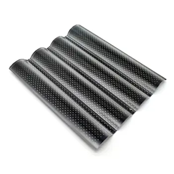 

Food Grade Steel Groove Wave Bread Baking Tray For Baguette Bake Mold Pan Banneton Baking Tool Mold Pan