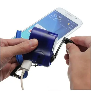 

Outdoor Emergency Portable Hand Crank Electric Hand Crank USB Mobile Phone Charging Charger Survival Equipment Outdoor SOS Survi