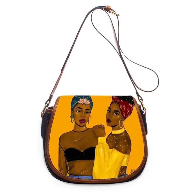 FORUDESIGNS/кожаные женские сумки, женская сумка на плечо, дизайнерская роскошная женская сумка, Большая вместительная африканская ручная сумка для женщин - Цвет: YQ3826DM