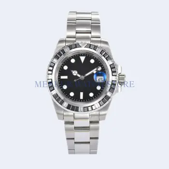 

GMT Automatic Mens Diver Watch Vintage Mechanical Crystal Dress Watch