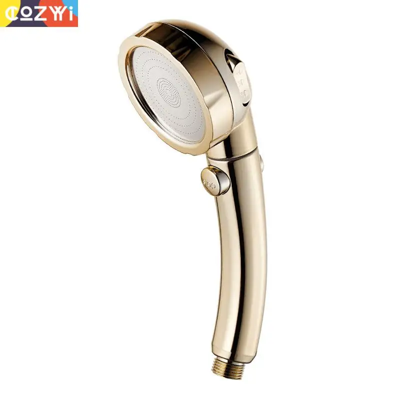 

LED Bath Shower Head No Battery Automatic Color Switching 3 Modes Adjustable High Pressure Handheld Showerhead