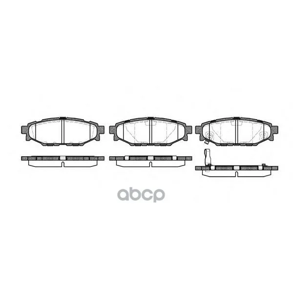 1136 01_!Колодки Дисковые З Subaru Legacy Iv 2.0i/2.5 I, Outback 2.5i 03 Remsa 113601 Remsa арт. 113601