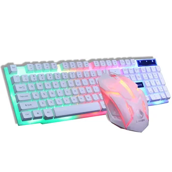 

TWISTER.CK Gaming keyboard Mechanical Wired Keyboard Mouse Set Photoelectric Backlit Keyboard Set Silent Gaming Mouse Set