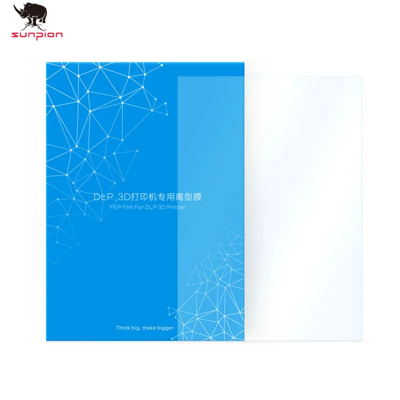 Printer-Parts PHOTON Fep-Film Uv-Light Fep-Sheets Resin SLA 140x200mm for ANYCUBIC 3D