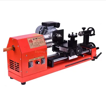 

Small woodworking lathe wooden beads processing hand string Miniature Buddha machineJ F-6030