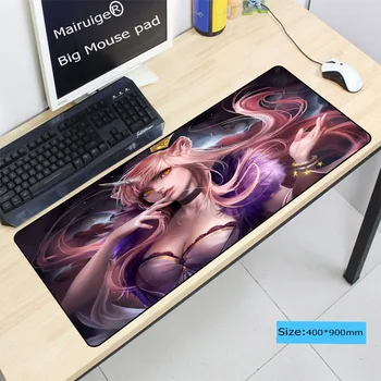 

Fantasy Sexy Anime Large Mouse Pad Mat Desk Table Mousepad Office Cushion Super Big 60cm 70cm 80cm 90cm Thickness 4mm