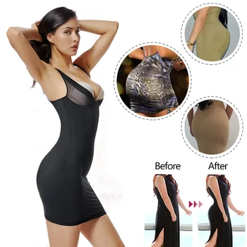 

Joyshaper Sexy Body Shaper Waist Trainer Underdress Push Up Control Slip Butt lifter Underwear Corset Dress Slim Stretch Fabric