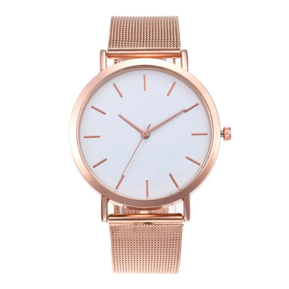 

Fashion Metal Shell Mesh Belt Quartz Watch Simple Watch Stylish Watch Casual Wrist Watch For Women Hot
