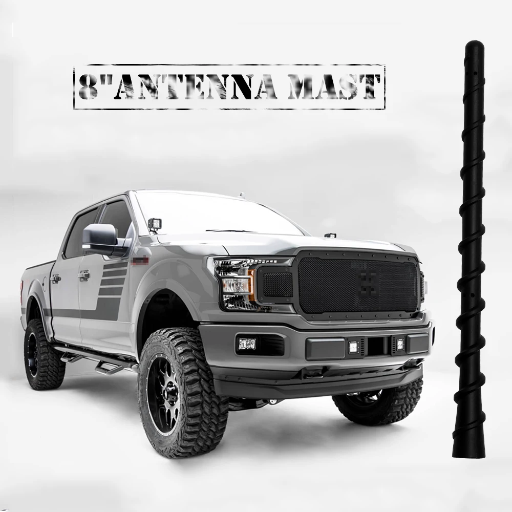Гироборд с колесами 8 дюймов антенна латунные винты мачты для 2009- Dodge Ram 1500/2500/3500 2009- Ford F-150 F250 F350
