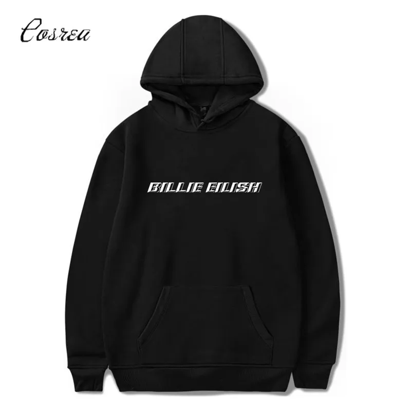Billie Eilish с принтом и капюшоном для женщин/мужчин популярная одежда Harajuku Повседневная Горячая Распродажа толстовки Свитшот размера плюс