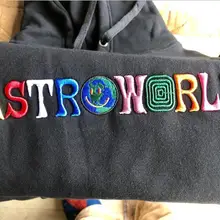 Новинка ASTROWORLD Высокое качество 1: 1 хлопок вышивка мужские толстовки модная уличная одежда хип-хоп толстовка толстовки женские