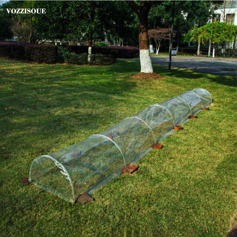 Мини теплица для сада 5 м пластиковая садовых теплиц сохраняющая тепло полка