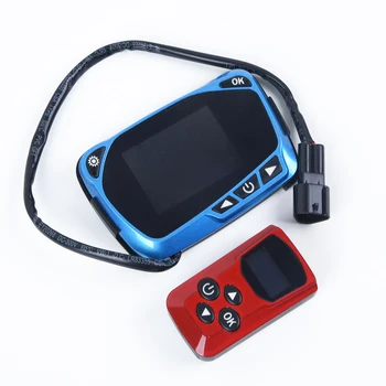 

Car Heater Controller Auto Interior Inner Engine Red+Blue LCD Switch Parts