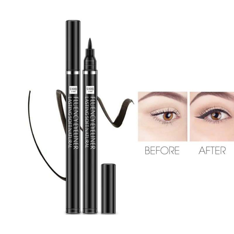 Быстрая обезжиривающая жидкость подводка для глаз Водонепроницаемая пятнистая проста в использовании долговечная Косметическая подводка для глаз SC30