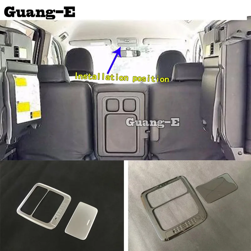 

Car Sticker Head Front Read Reading Switch Light Lamp Frame Trim 2pcs For Toyouta Noah Voxy 80 Series 2014 2015 2016 2017 2018