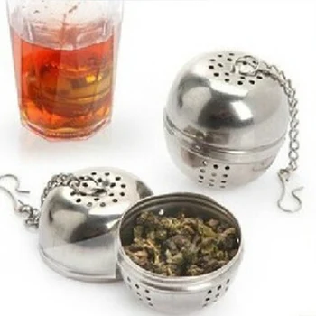 

Stainless Steel Kitchen Accessories Tea Infuser Sphere Spice Tea Ball Strainer Mesh Infuser Tea Filter Strainers Kitchen Tools