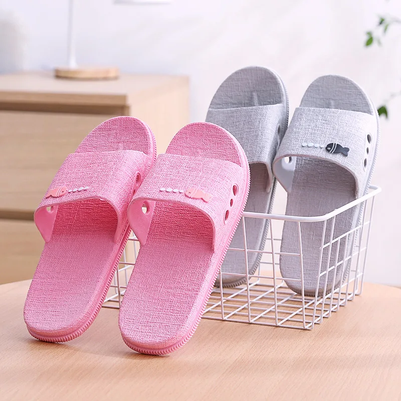 

Summer New Style Home Slipper Japanese Style Home Slipper Anti-slip Women's Sandals Daily Use Men Indoor Bathrooms for Men