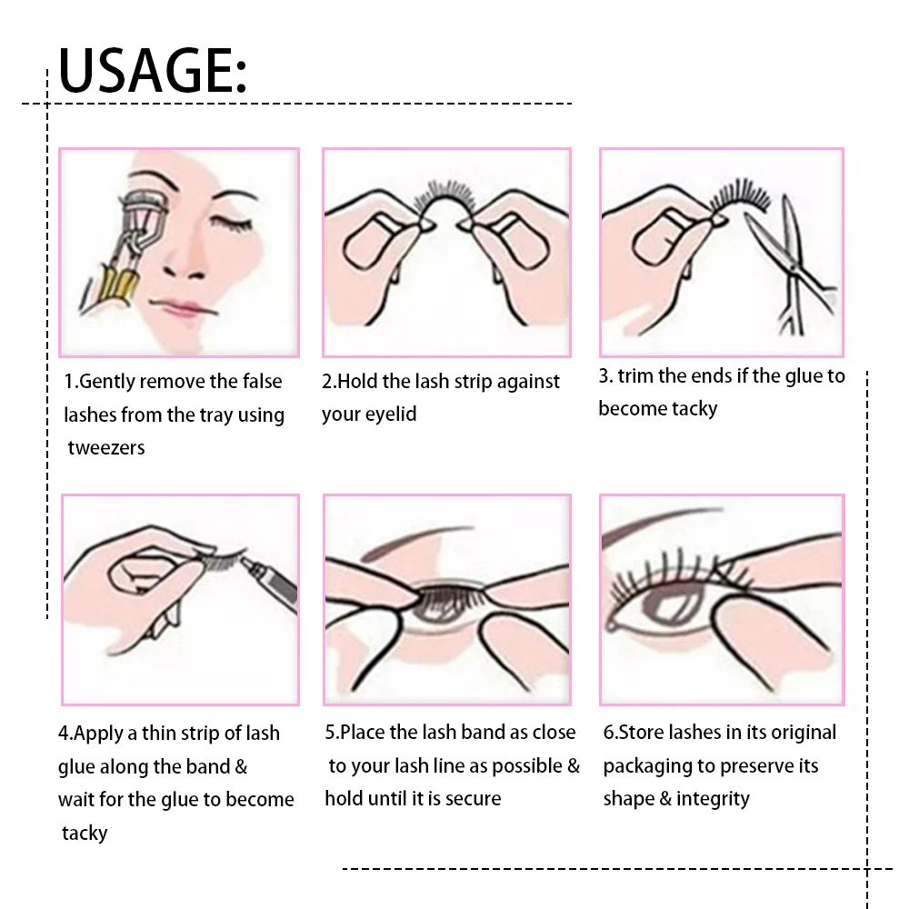 Golden Unwinding 5D-36 Mink False Eyelashes 8-25mm Full Strip Lashes Handmade Cruelty Free High Quality 3D Mink Lash