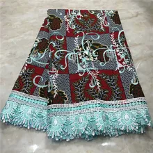 Новая Венди гипюровая кружевная ткань с вышивкой высокого качества восковая кружевная ткань со шнуром африканская восковая кружевная ткань для платья WD102801