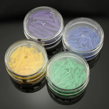 

4 boxes Disposable Dental Wedges Medical Plastic Arc Concave Design Diastema Wedges With End Circular Hole Dentist Care Tool