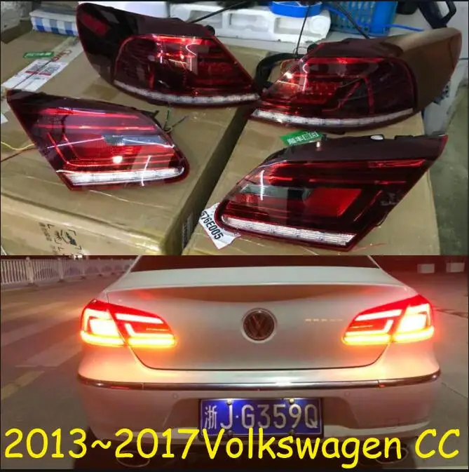 Динамический движущийся 2013~ год задний фонарь для Volkswagem CC задний фонарь автомобильные аксессуары светодиодный DRL Taillamp для CC противотуманных фар - Цвет: picture