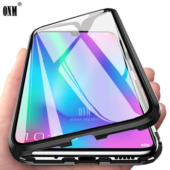 

Honor 10 Lite Case for Huawei Honor 10 Lite 360° Full Protection Magnetic Cases Cover for Honor 10 Lite Metal double Glass Case