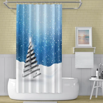 

Waterproof Shower Curtains Geometric Print Bathroom Curtains Bath Screen Polyester Bath Curtains for Bathroom Decor 180x200cm